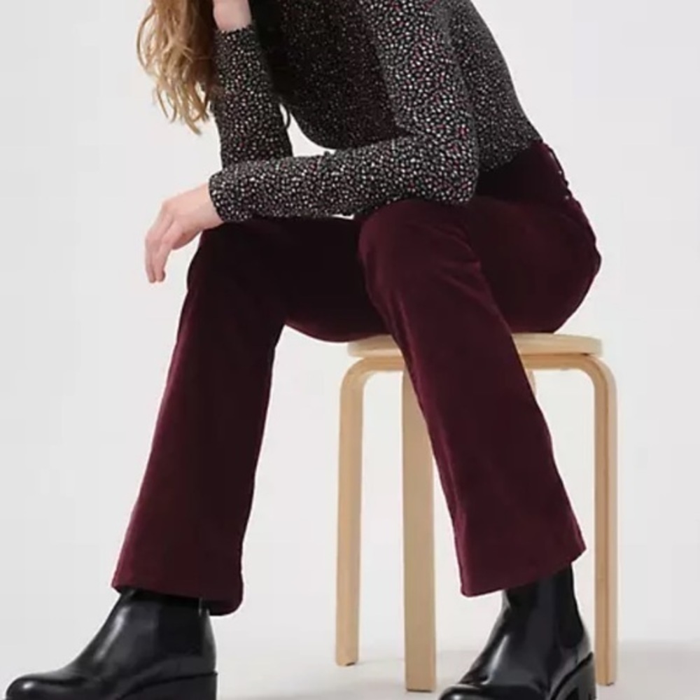 725 HIGH RISE BOOTCUT WOMEN'S CORDUROY PANTS​ - Picture 2 of 3